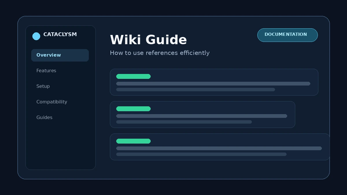 Cataclysm Mod Wiki Guide: How to Find the Right Version Information